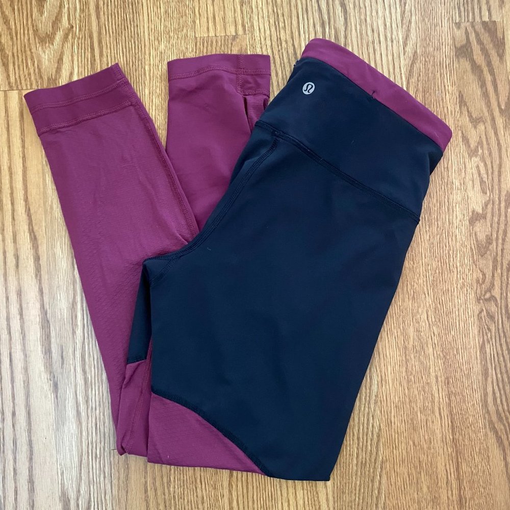 Lululemon High Rise Crop Leggings